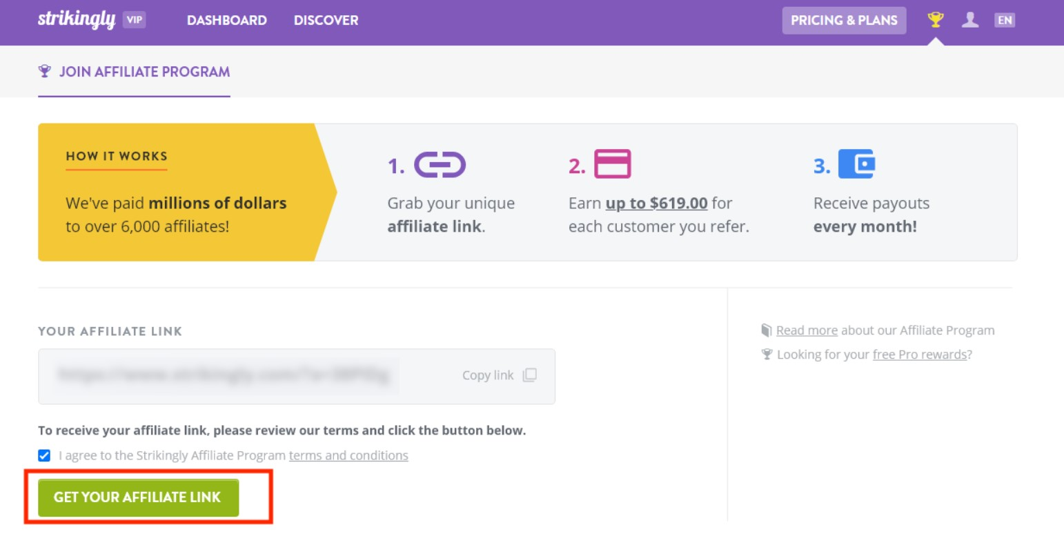 Image taken from Strikingly Product Image taken from Strikingly Product